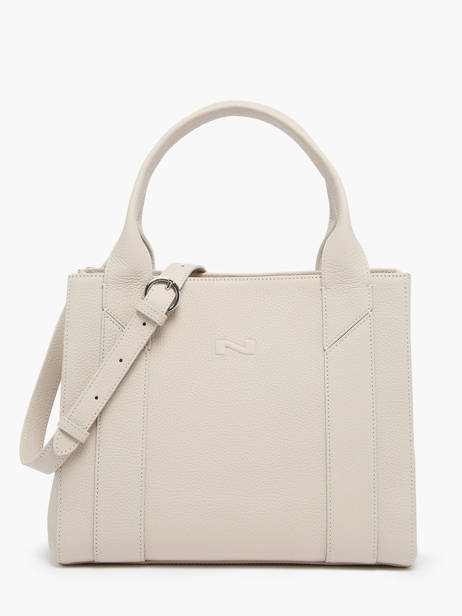 Sac à Main Breda Cuir Nathan baume Beige mondrian 2
