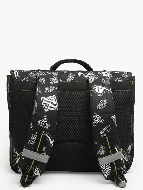 Cartable 2 Compartiments Fortnite Gris gamer 23OZ203S vue secondaire 4