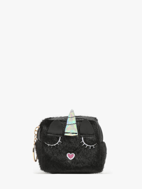 Porte-monnaie Miniprix Noir fur 78PM10