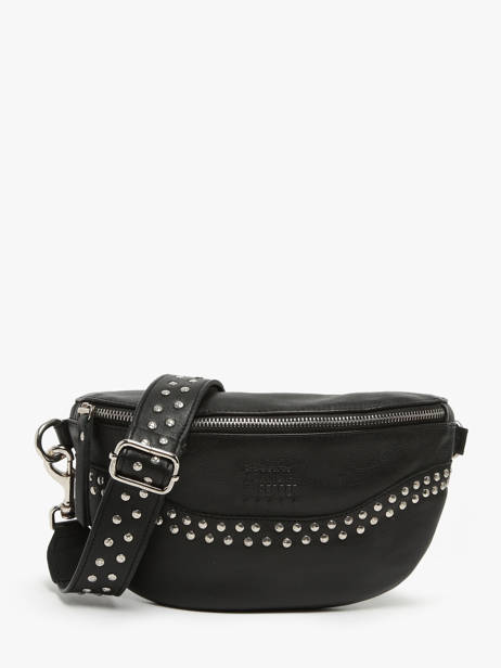 Porte-monnaie Porte-cartes Cuir Basilic pepper Noir glam BGLA32