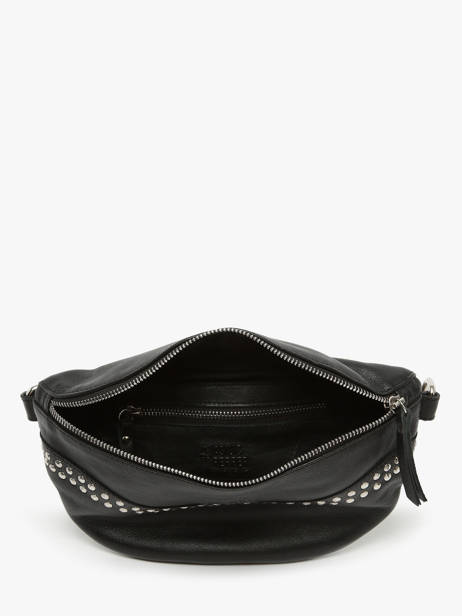 Porte-monnaie Porte-cartes Cuir Basilic pepper Noir glam BGLA32 vue secondaire 3