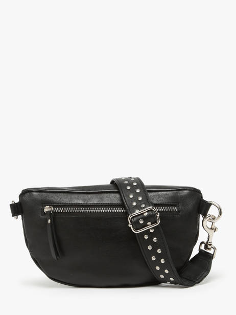 Porte-monnaie Porte-cartes Cuir Basilic pepper Noir glam BGLA32 vue secondaire 4