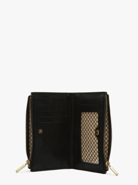 Portefeuille Vintage Cuir Mila louise Noir vintage 3576X vue secondaire 1
