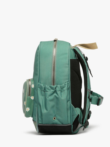 Sac à Dos 2 Compartiments Cameleon Vert vintage fantasy SD33 vue secondaire 2