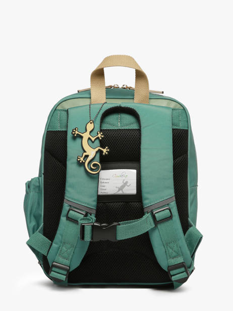 Sac à Dos 2 Compartiments Cameleon Vert vintage fantasy SD33 vue secondaire 4