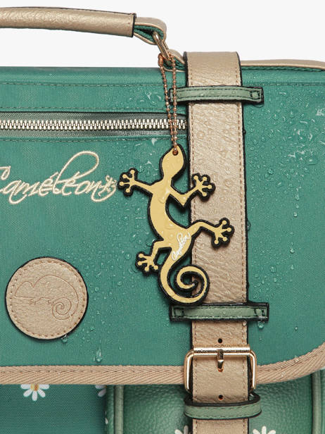 Sac à Dos 2 Compartiments Cameleon Vert vintage fantasy SD33 vue secondaire 6