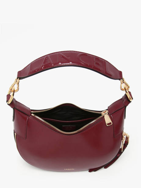 Sac Bandoulière Origami Cuir Lancel Rouge origami A13313 vue secondaire 3