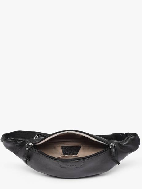 Sac Banane Flandres Cuir Etrier Noir flandres EFLA735M vue secondaire 4