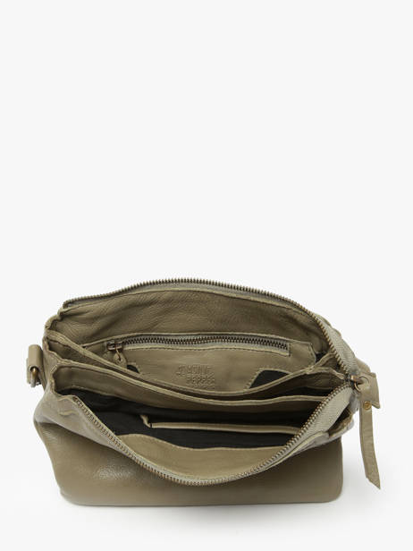 Sac Bandoulière Cow Cuir Basilic pepper Vert cow BCOW83 vue secondaire 3