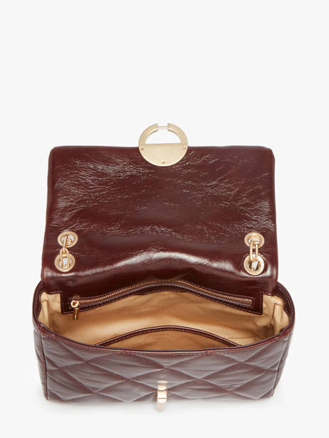 Grand Sac Moon En Cuir Vanessa bruno Rouge moon 84V40329 vue secondaire 3