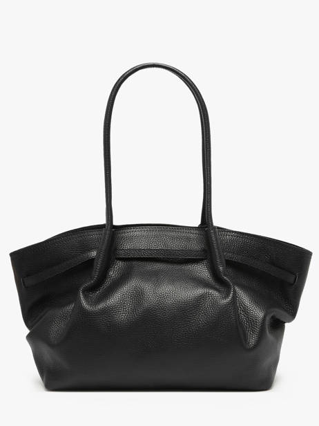 Sac Porté épaule Caviar Cuir Milano Noir caviar CA25062 vue secondaire 4