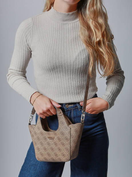 Sac Bandoulière Calista Guess Gris calista SG733475 vue secondaire 1