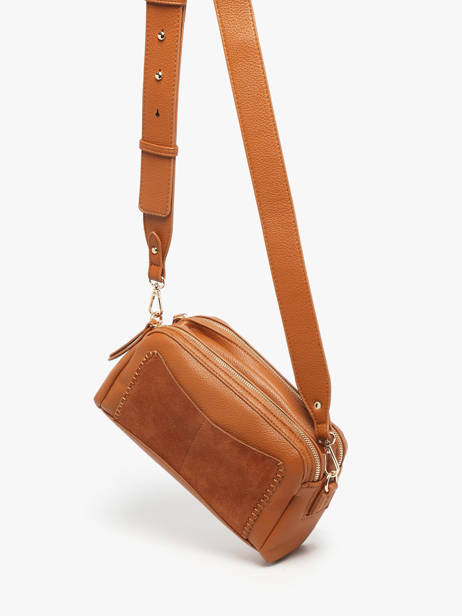 Sac Bandoulière Brodery Torrow Marron brodery TBRO04 vue secondaire 2