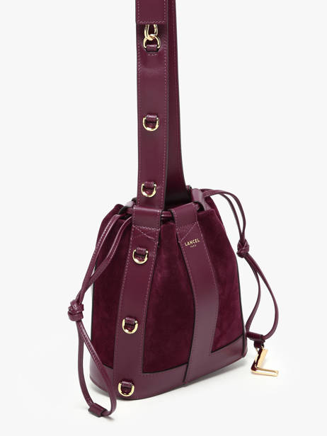 Sac Seau S Elles Cuir Lancel Rouge elles A13359 vue secondaire 2