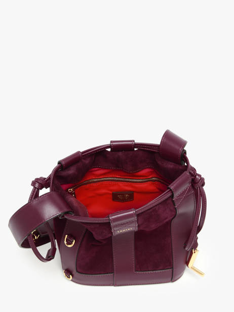Sac Seau S Elles Cuir Lancel Rouge elles A13359 vue secondaire 3