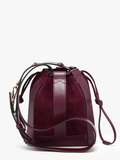 Sac Seau S Elles Cuir Lancel Rouge elles A13359 vue secondaire 4