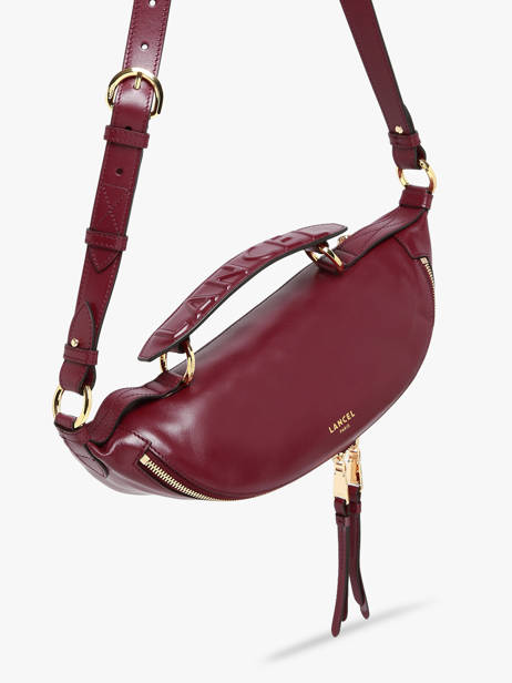 Sac Bandoulière S Origami Cuir Lancel Rouge origami A12527 vue secondaire 2