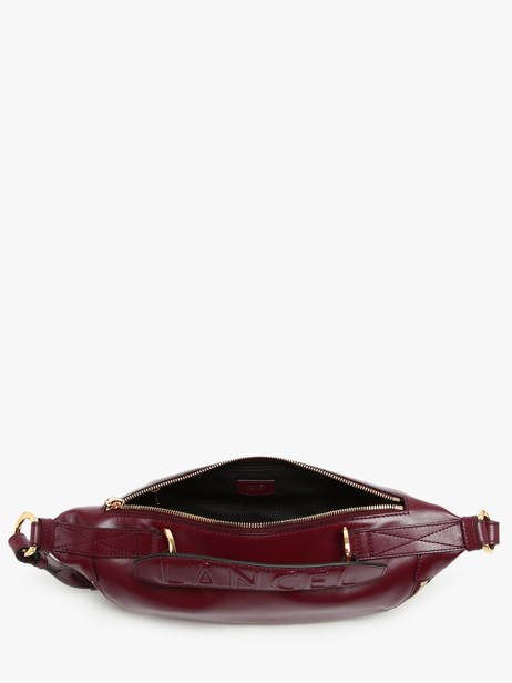 Sac Bandoulière S Origami Cuir Lancel Rouge origami A12527 vue secondaire 3