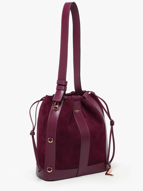 Sac Seau M Elles Cuir Lancel Rouge elles A13360 vue secondaire 2