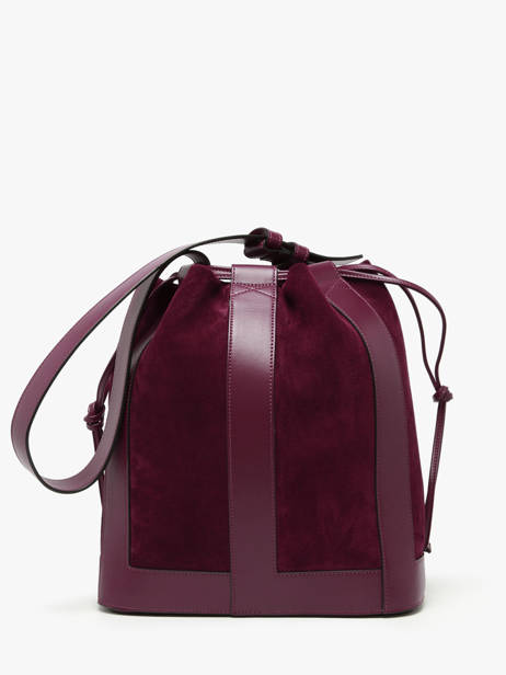 Sac Seau M Elles Cuir Lancel Rouge elles A13360 vue secondaire 4