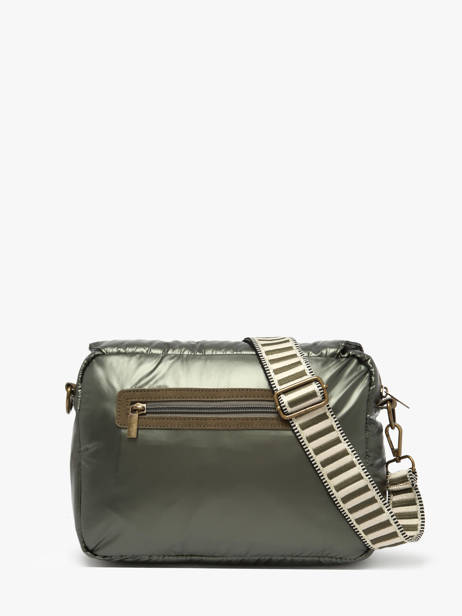 Sac Bandoulière Doudoune Le voyage en panier Vert doudoune AHP233 vue secondaire 4