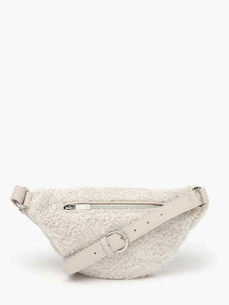 Sac Banane Large Derby Winter Mouton Et Cuir Nathan baume Beige n city S vue secondaire 5