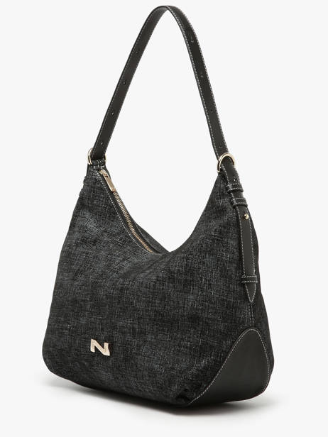 Sac Porté épaule Carrie Tweed Nathan baume Noir vogue TW vue secondaire 2