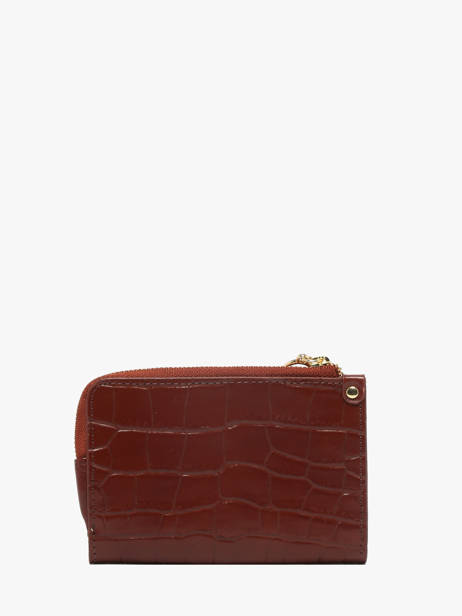Portefeuille Iza Cuir Nat et nin Rouge vintage IZA vue secondaire 2