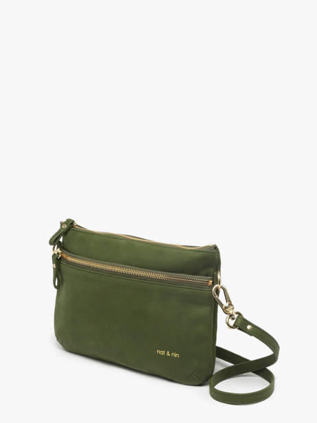 Sac Bandoulière Vicky Cuir Nat et nin Vert vintage VICKY vue secondaire 2