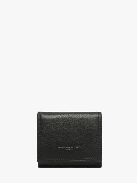 Porte-monnaie Cuir Lancaster Noir soft vintage homme 120-10