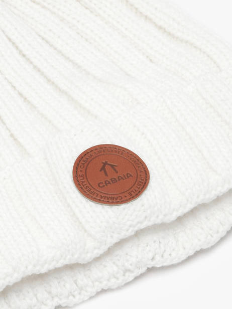 Bonnet Cabaia Blanc hats SG696105 vue secondaire 1