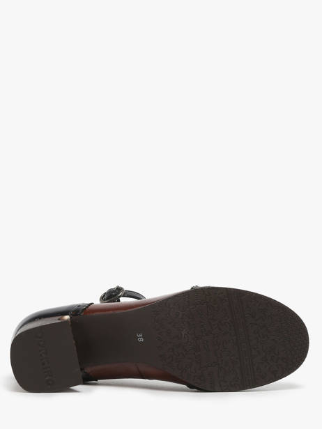 Chaussures Derbies à Talon Dacy En Cuir Dorking Multicolore women D9618 vue secondaire 4