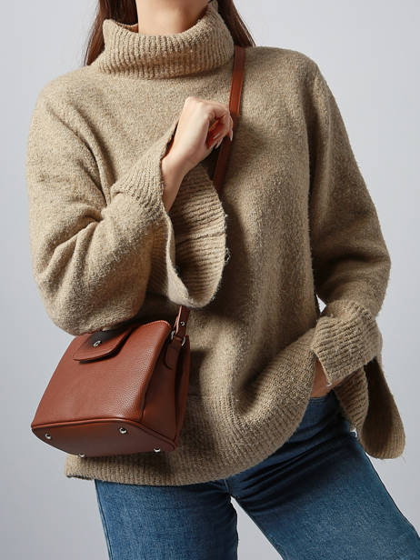 Sac Bandoulière Maya Hexagona Marron maya 2120204 vue secondaire 1