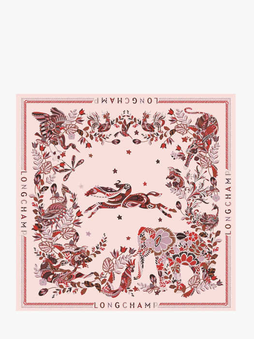 Longchamp Soie gots Etole Rose