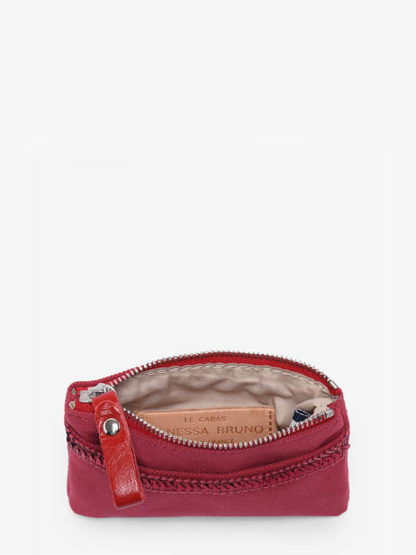 Porte-monnaie Le Cabas Paillettes Vanessa bruno Rose cabas 1V42035 vue secondaire 1