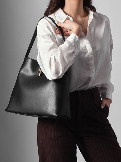 Sac Porté épaule K Autograph Cuir Karl lagerfeld Noir k autograph B1W30096 vue secondaire 1