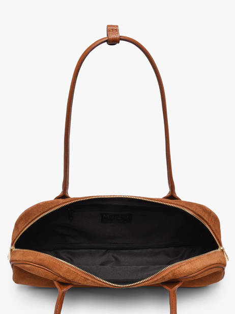 Sac Porté épaule Velvet Caviar Cuir Milano Marron velvet caviar VC25112 vue secondaire 3