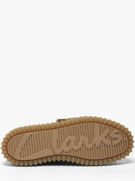 Chaussures Derbies Plateforme En Cuir Clarks Or women 26186300 vue secondaire 4