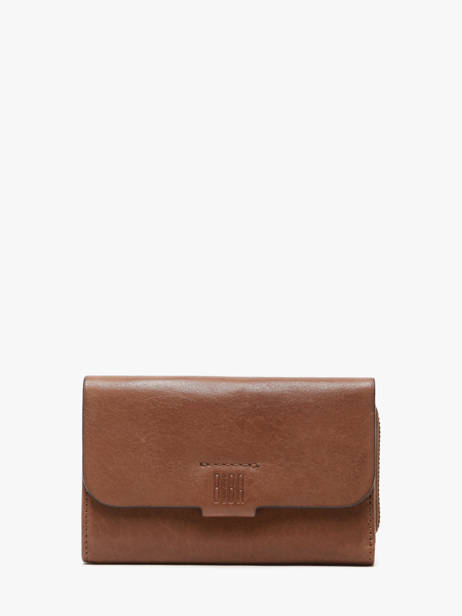Portefeuille Cuir Biba Marron wallet VET1L