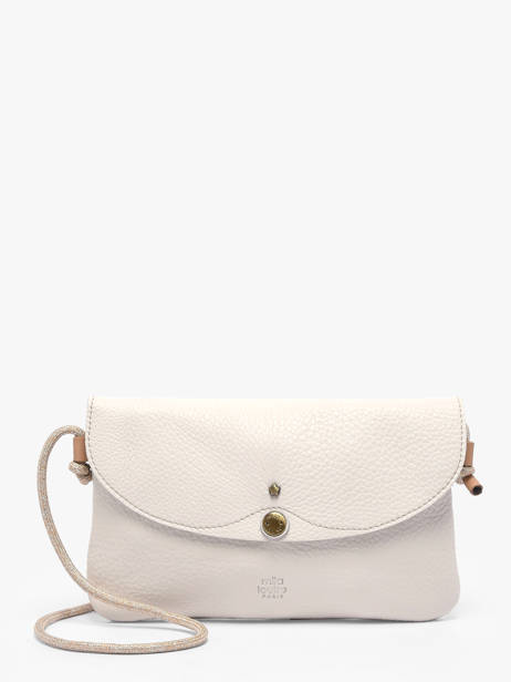 Sac Bandoulière Vintage Cuir Mila louise Blanc vintage 3756C1