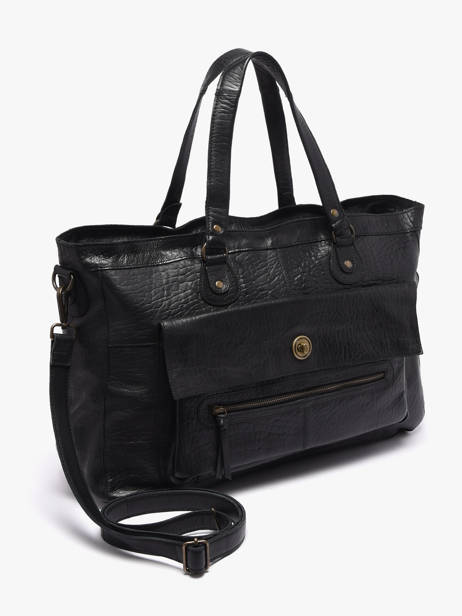 Sac Porté épaule Totally Royal Cuir Pieces Noir totally royal 17055349 vue secondaire 2