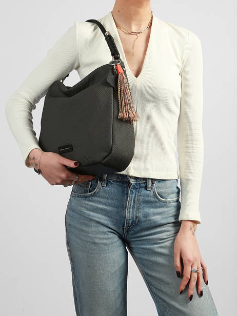 Sac Porté épaule Grigri Polyurethane David jones Noir grigri CM8384 vue secondaire 1