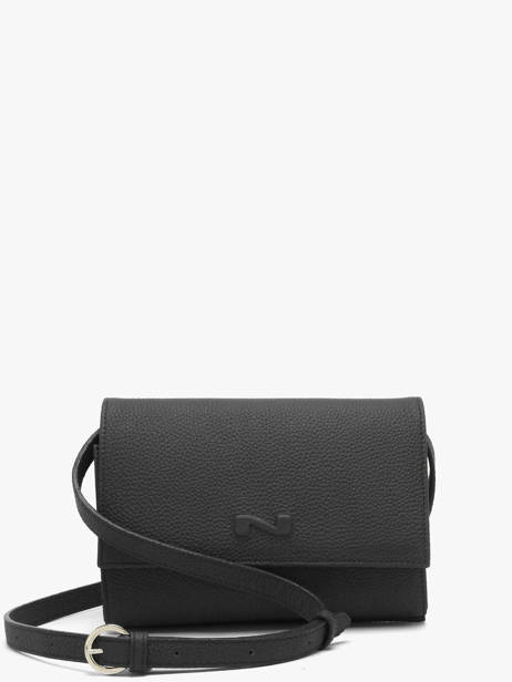 Sac Bandoulière Thelma Cuir Nathan baume Noir n city 12