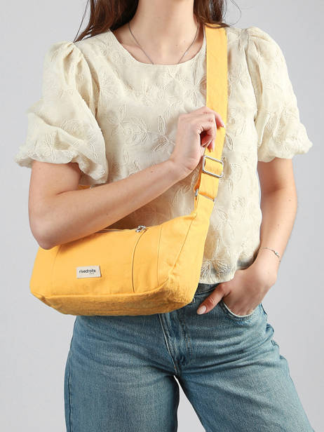 Sac Bandoulière Timeless Coton Rivedroite Jaune timeless CHAXSTIM vue secondaire 1