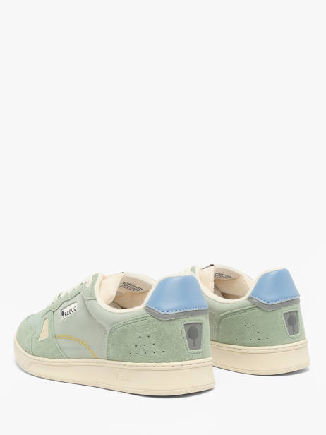 Sneakers En Cuir Faguo Vert men 26CG9202 vue secondaire 2