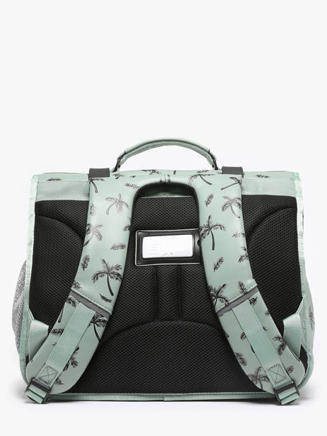 Cartable 2 Compartiments Cameleon Vert vintage north PBVWCA38 vue secondaire 4