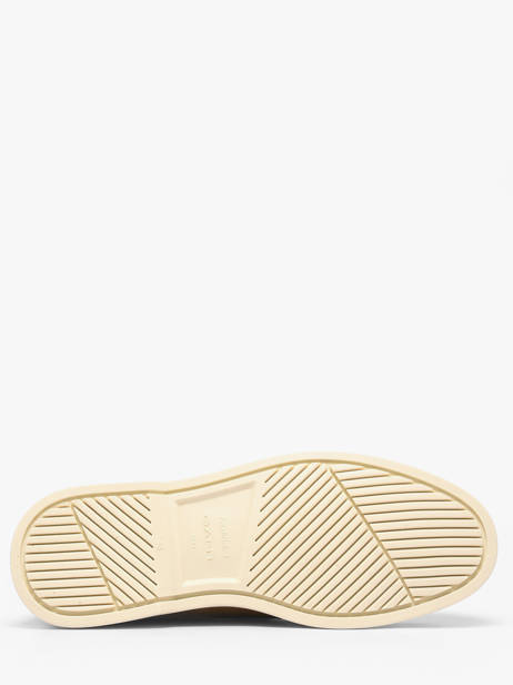 Mocassins En Cuir Gant Marron men BOERG146 vue secondaire 4