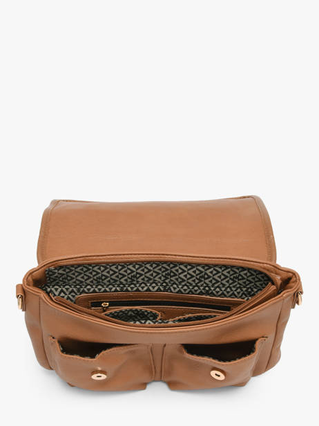 Sac Bandoulière Zip Lulu castagnette Marron zip ALENA vue secondaire 2
