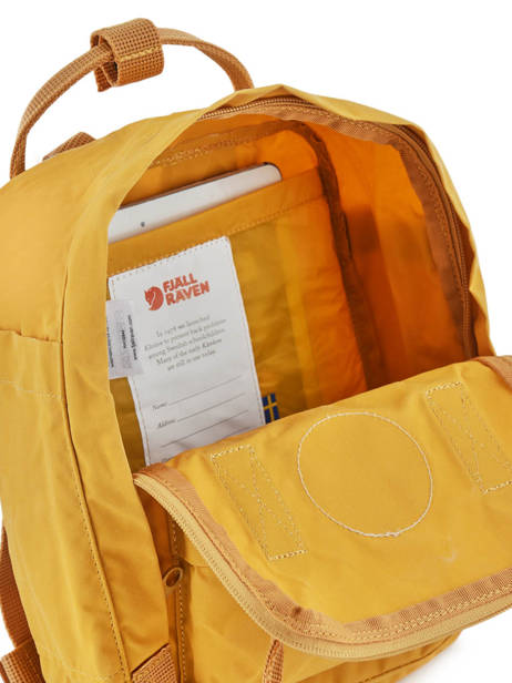Sac à Dos Kånken 1 Compartiment Fjallraven Jaune kanken 23561 vue secondaire 4