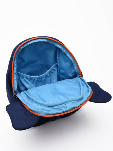 Sac à Dos 1 Compartiment Affenzahn Bleu large friends AFZ-FAL3 vue secondaire 3